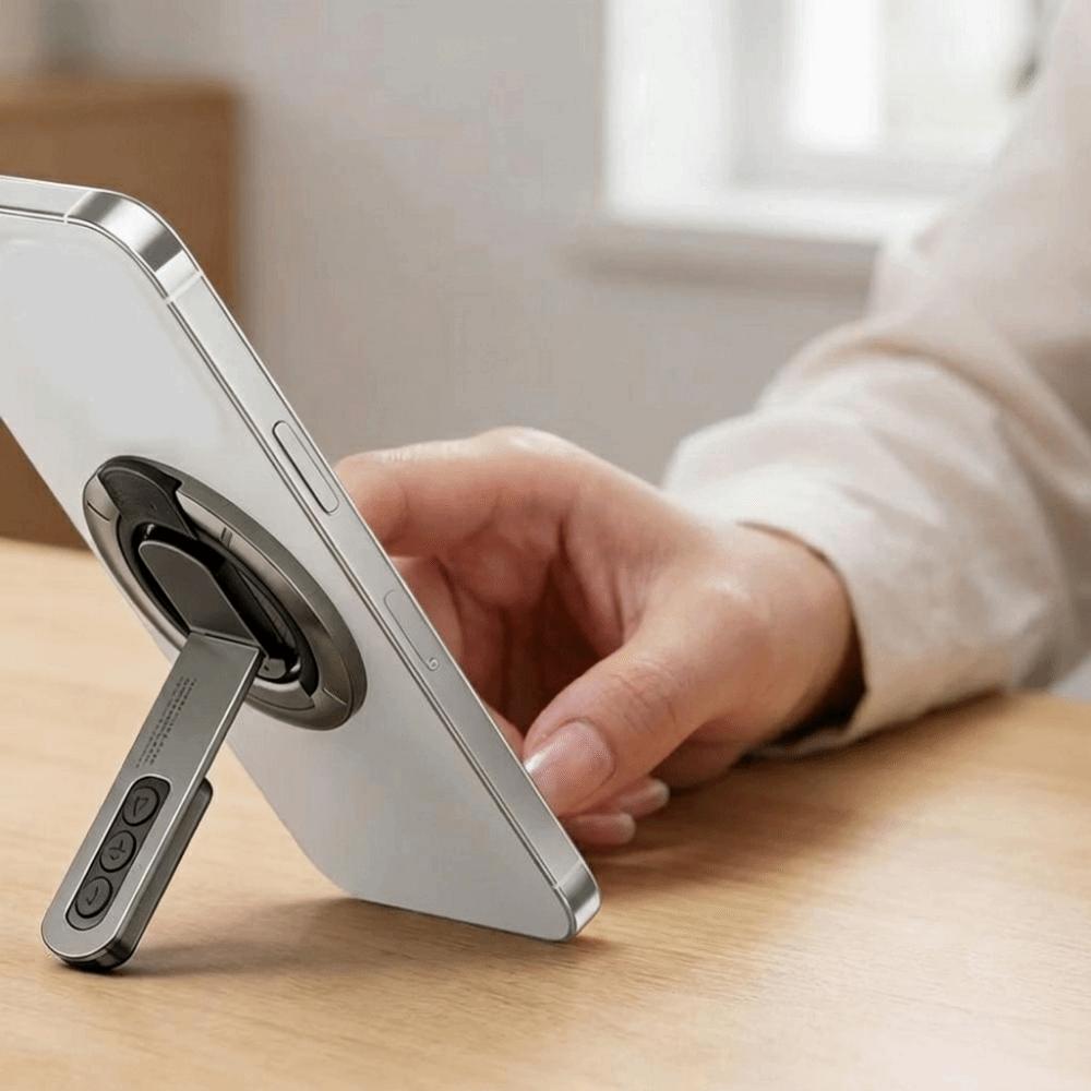 360 Rotatable Magnetic Phone Holder Hands-Free Smartphones Support Bracket Desk Organizer
