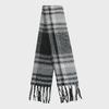 [UNISEX] Flower Dot Embroidered Bold Check Scarf_6 colors