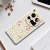 For Xiaomi 15 Ultra Case Flowers and Grass Pattern Printing Straight Edge TPU Phone Back Cover