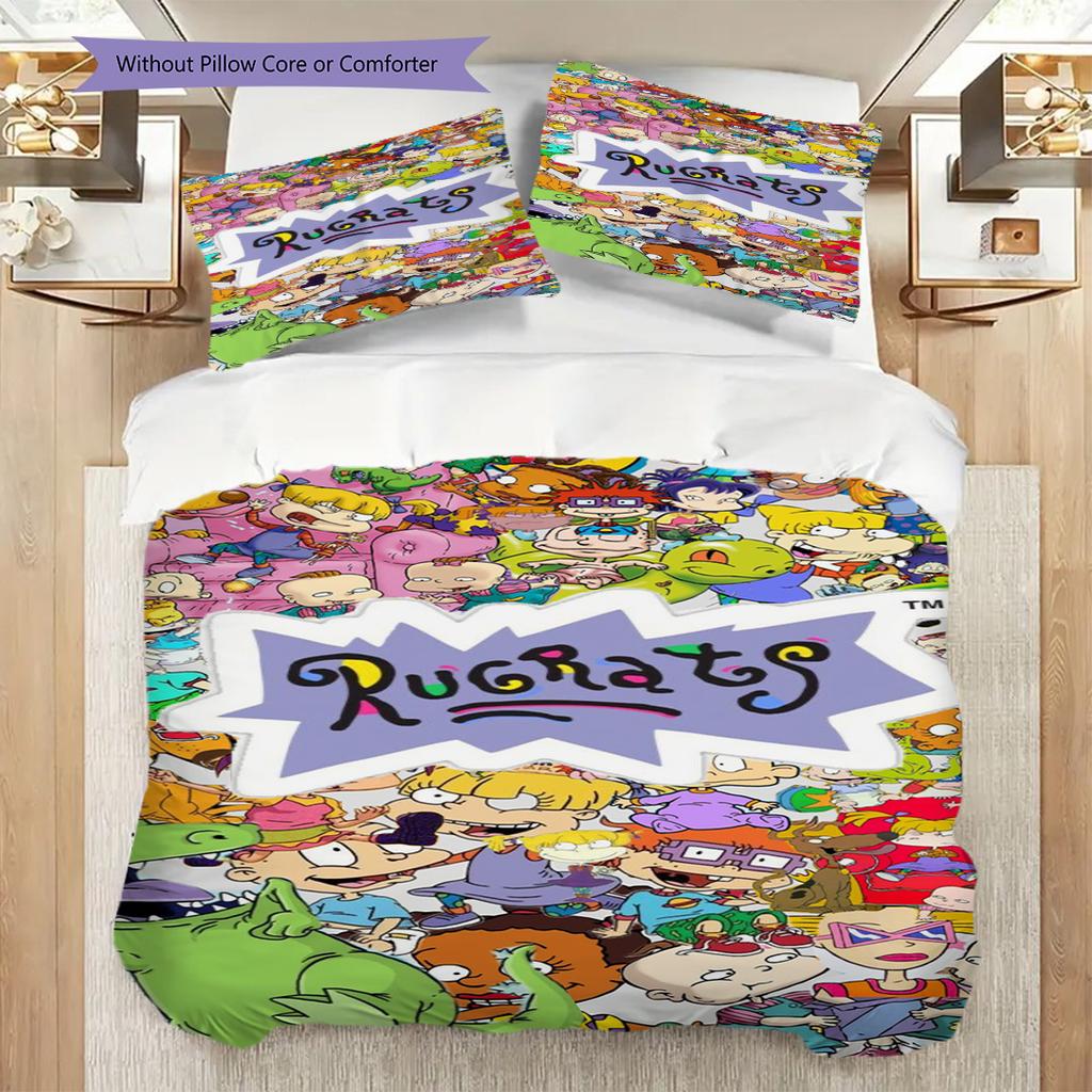 Rugrats Ultimate Adventure Threepiece Set 1 Duvet Cover 2 Pillowcase Without Core Duvet Cover And Pillowcase Bedding Set