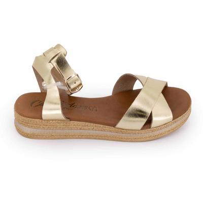 Босоножки на танкетке 14327 t36-41 Женский