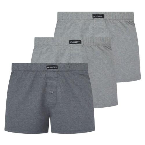Lyle & Scott Mens Woven Boxer Shorts (Pack of 3)