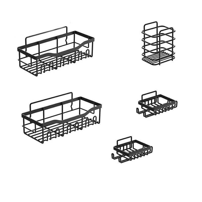 Клейкая душевая кабина нержавеющая нержавеющая сталь органайзеры для ванной с большой вместимостью без сверления полки для хранения в ванной комнате
