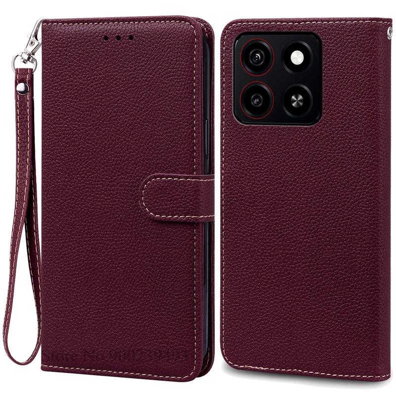 Для ZTE Blade A35 задняя крышка телефона чехол для ZTE Blade A35 чехол мягкий силиконовый кошелек кожаный флип-чехол для ZTE Blade A35 Fundas