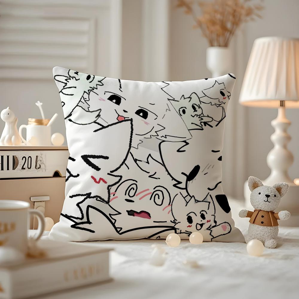 Чехол на подушку с принтом Boykisser Silly Cat, наволочка для подушки на диван в гостиной и декора подушек в спальне