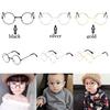 Vintage Round Metal Frame Resin Lens Kids Eye Glasses Photography Studio Prop