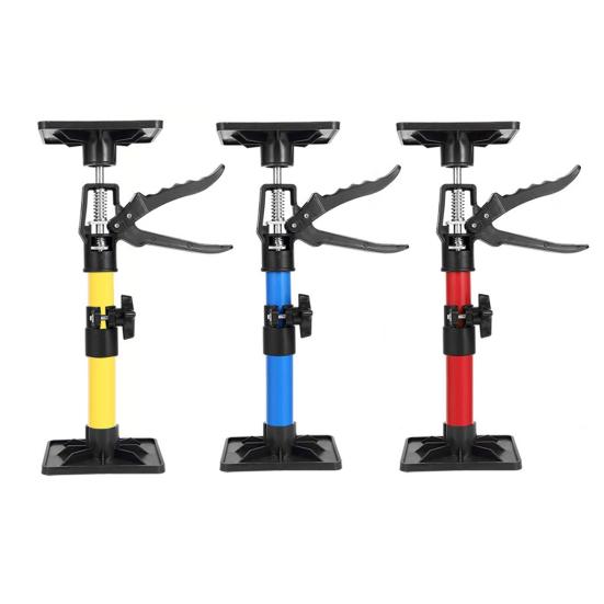 2Pcs Cabinet Jacks Hand Support Rod Telescopic Steel Pole Adjustable Quick Support Rod DIY Installation Helper