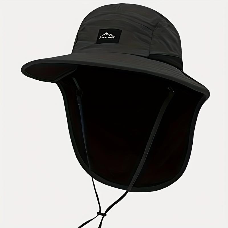 Унисекс Дышащая сетчатая панама с защитой шеи Широкие поля Летняя кепка для защиты от солнца для рыбалки и пеших прогулок