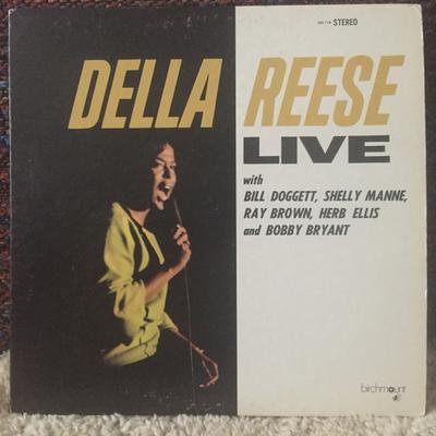 12-дюймовая пластинка DELLA REESE Della Reese Live BM719 Birchmount 1974 Канада Джаз Б/у