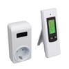 Household Wireless Thermostat Controller and Socket Set Heating Cooling Modes Object Temperature Setting ℃ ℉ Switchable Green Backlight LCD Display w