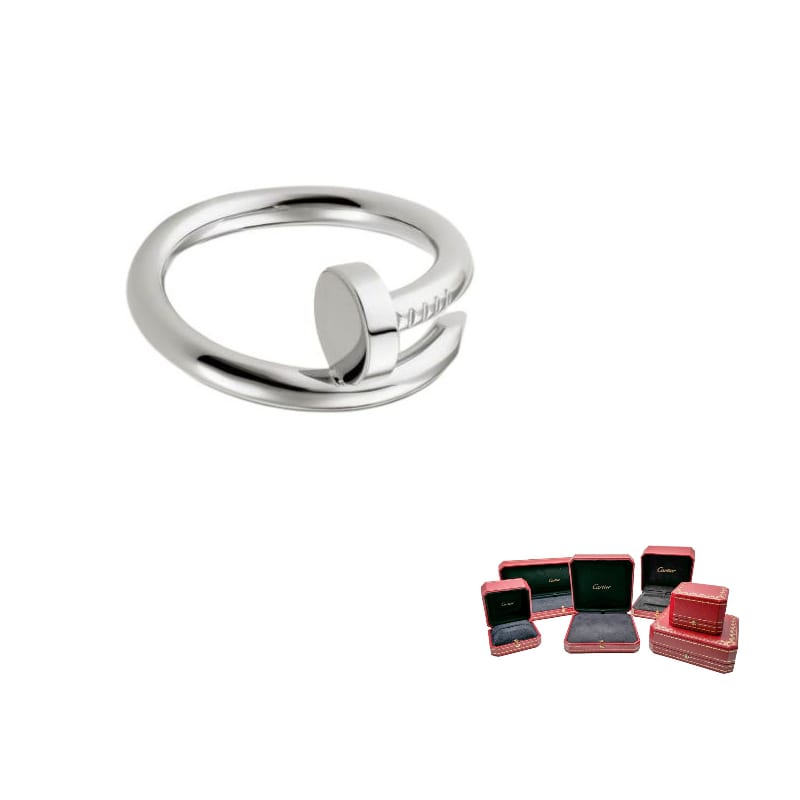 Cartier JUSTE UN CLOU Кольца из 18-каратного золота Унисекс Белое золото B4099200