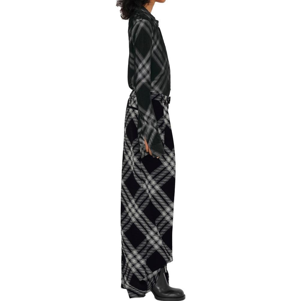 Burberry Check-Printed Long-Sleeved Buttoned Shirt 80829041