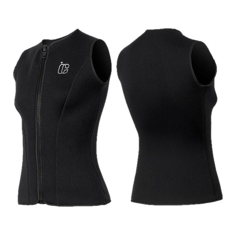 3mm Neoprene Wetsuit Vest Diving Snorkeling Swimming Warmth Thermal Underlayer Unisex