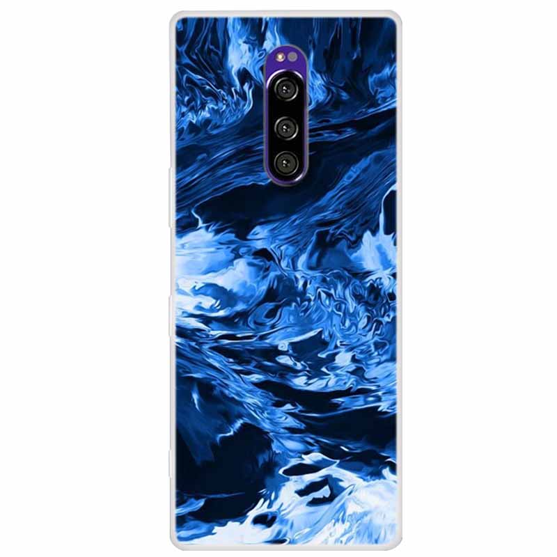 Чехол для Sony Xperia 1 Роскошные Животные Прозрачная Крышка для Sony Xperia1 XZ4 SO-03L SOV40 J8110 J9150 J8170 Корпуса Чехлы для Телефона