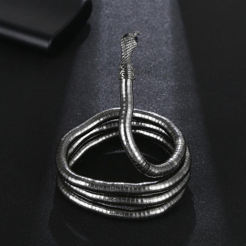 Snake Shape Fashion Necklace Punk Cool Multi-layer Snake Necklaces