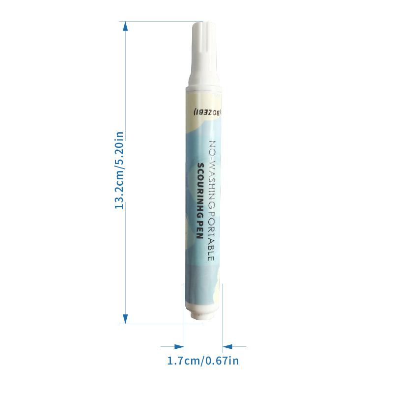 1/3/5Pcs 10Ml Instant Stain Cleaner Decontamination Pen Clothes Cleaning Brush Portable Travel-Friendly Works On Food Drink Spot