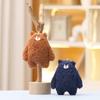 Bear Plush Cute Toy With Pp Cotton Filling Ideal For Gift And Hangings Keychain