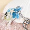 Glow-in-the-dark Little Turtle Keychain Cartoon Tortoise Animal Bag Pendant  Birthday Gift