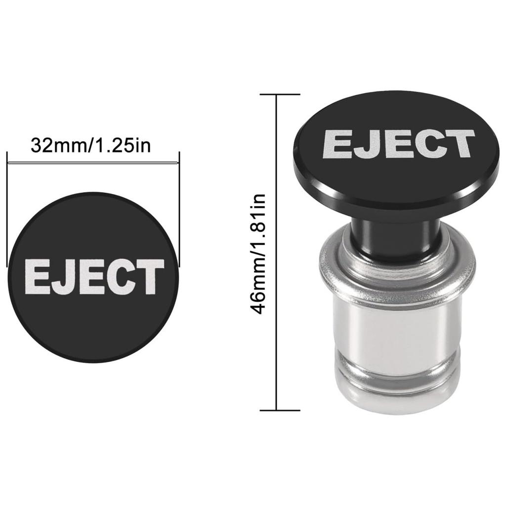 Алюминий заглушка заглушка кнопка 12 сменные аксессуары Анодированный алюминий отделка автомобиля Совместимый