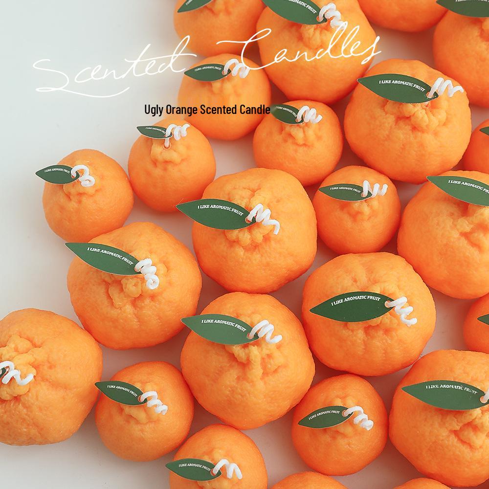 Свадебная ароматерапевтическая свеча с ароматом апельсина - Персонализированные ароматизированные сувениры и подарки