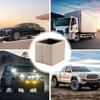 Waterproof Car Trash Bin Faux Leather Vehicle Trash Can Multi Functional Car Garbage Cans  Storage