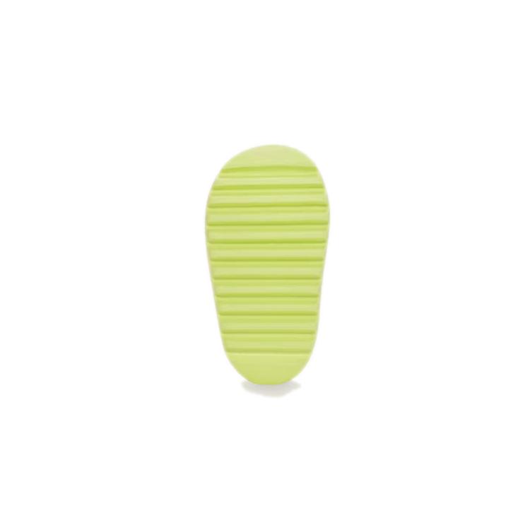 adidas Yeezy Slide Светящийся Зеленый для Малышей GX6140