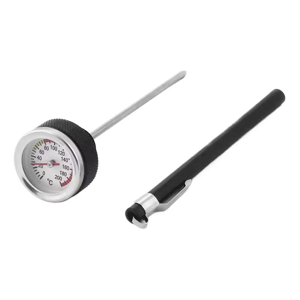 Motorcycle Fuel Tank Cap With Oil Temperature Gauge 0 - 200℃ Temperature Measurement Fuel Tank Cover For Motorcycle Accesso C3O3