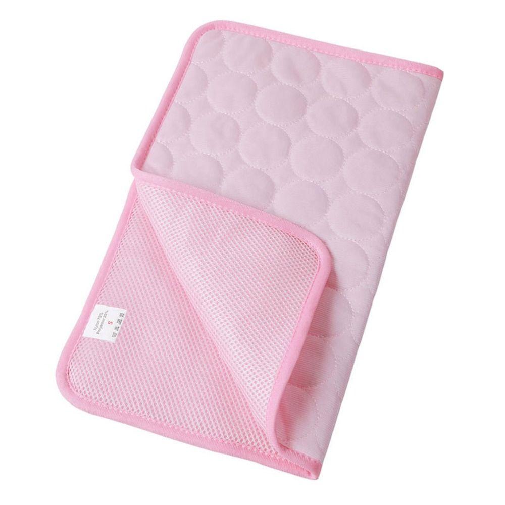 Keep Cooling Summer Car Sofa Water Absorption Pet Cooling Mat Cat Sleeping Pad Dog Bed Ice Silk
