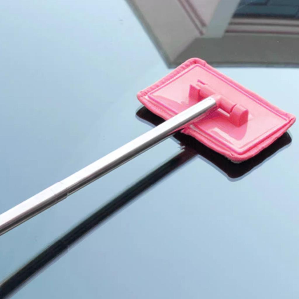 Швабра для мытья окон с длинной ручкой, инструмент для чистки лобового стекла, аквариума, автомобильного внутреннего стекла, стеклоочистителя для ванной комнаты, кухни, столешницы, стеклянных стен, окон