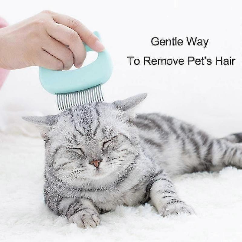 Cat Comb Massager Pet Hair Removal Massaging Shell Comb Massage Tool