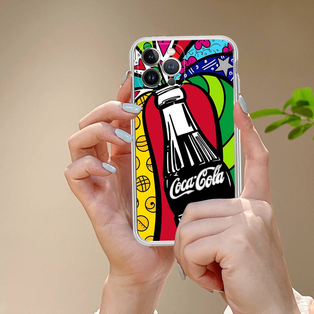 Чехол для телефона Coca-cola Vintage для iPhone 17 16 15 14 13 11 12 Pro Max 16 Plus Прозрачный