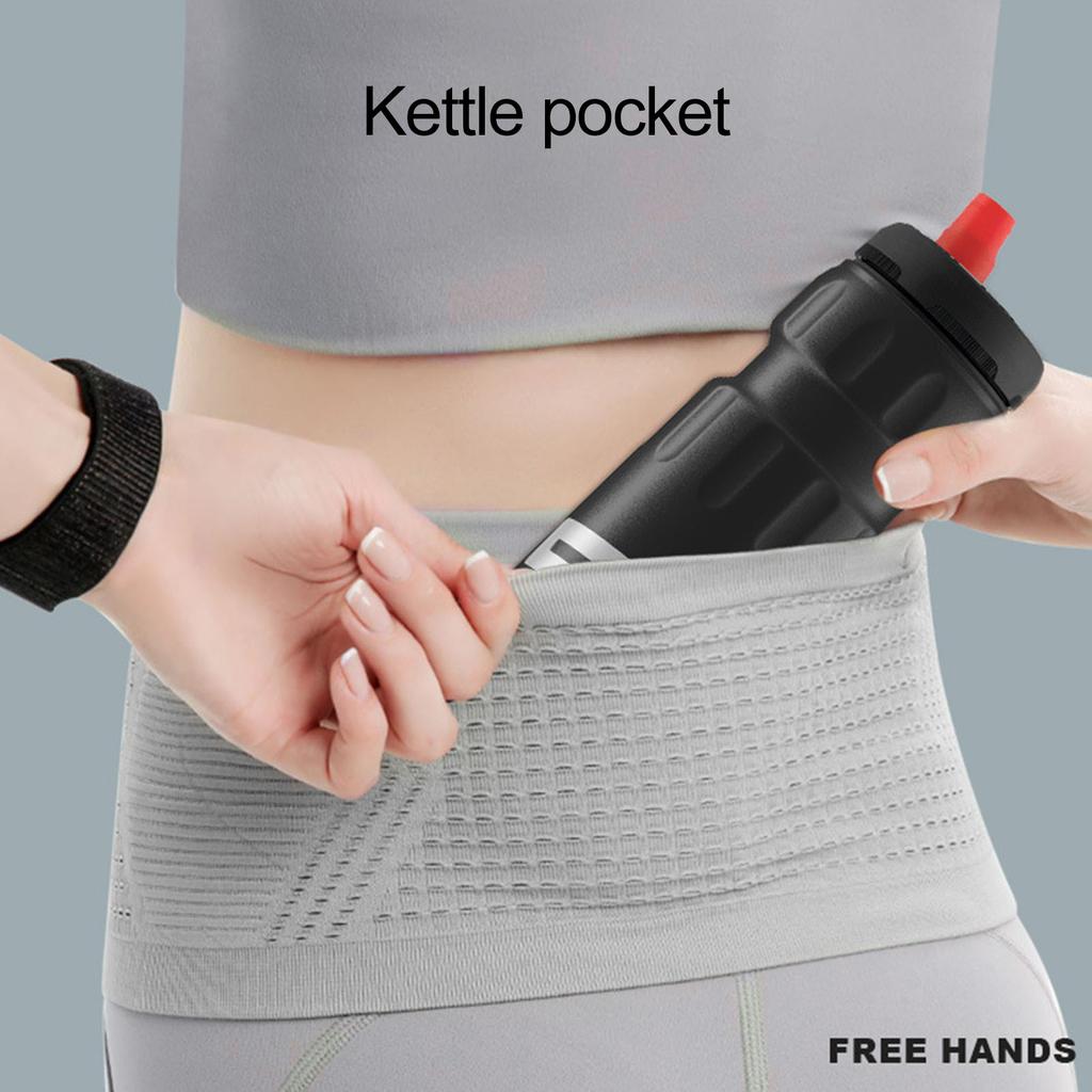 Тонкая поясная сумка для бега Ультратонкая дышащая поясная сумка большой емкости Многофункциональная невидимая сумка для хранения телефона Женщины Мужчины Спортивная поясная сумка для фитнеса