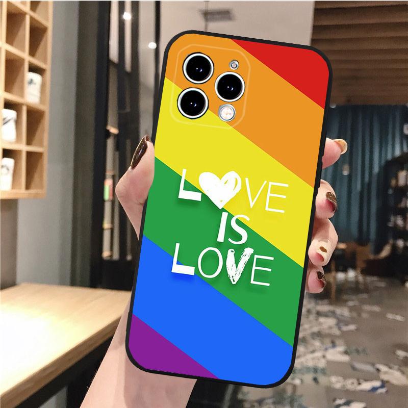 Phone Case For iPhone 17 Pro Max Air 16 15 14 13 Pro Max 15 16 Pro 15Plus Gay Lesbian LGBT Love Mobile Phone Case Funda