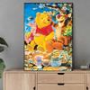 DIY Diamond Painting Winnie The Pooh Cross Stitch Kit Mosaic Art Diamond Painting Full Circle Diamond Home Decoration