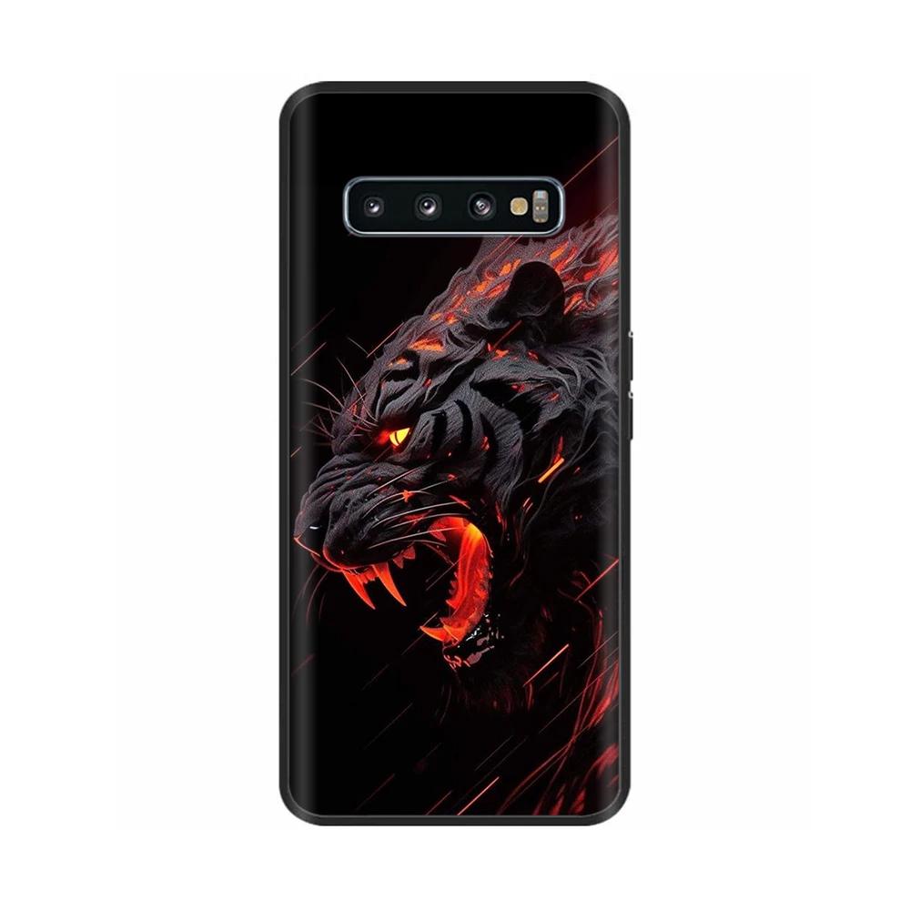 Ударопрочный Чехол Для Телефона Samsung Galaxy S10 Чехол-Ракушка С Рисунком Животных Для Samsung S10 Plus S10+ S 10 Мягкий Силиконовый Задний Чехол