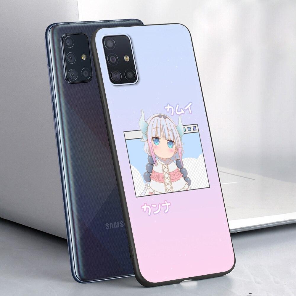 Чехол для телефона Miss Kobayashis Dragon Maid с аниме для Samsung Galaxy A51 A71 A21S A12 A11 A31 A52 A41 A32 5G A72 A02S, силиконовый чехол