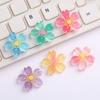 High Quality Luminous 5pcs Mobile Phone Case Cherry Blossom Hairclip Flower Accessories DIY Ornament Patch Drop Glue Fashion Resin