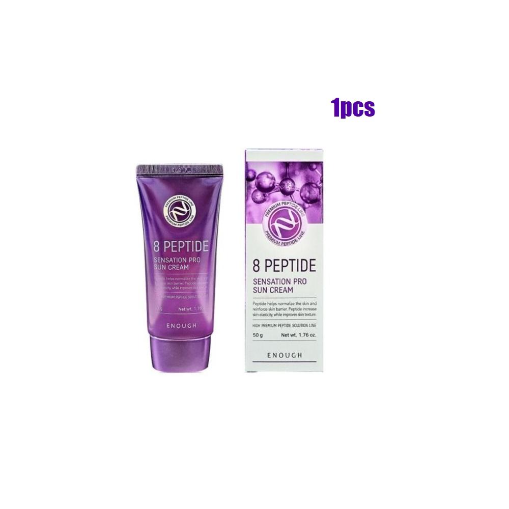 ENOUGH 8 Peptide Sensation Pro Sun Cream SPF50+ PA++++ 50g (3 OPTIONS) +RANDOM GIFT