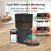 8L Automatic Cat Feeder With 1080p Camera Video WiFi Cat Food Dispenser Pet Smart Voice Recorder Remote Control Pet Auto Feeder