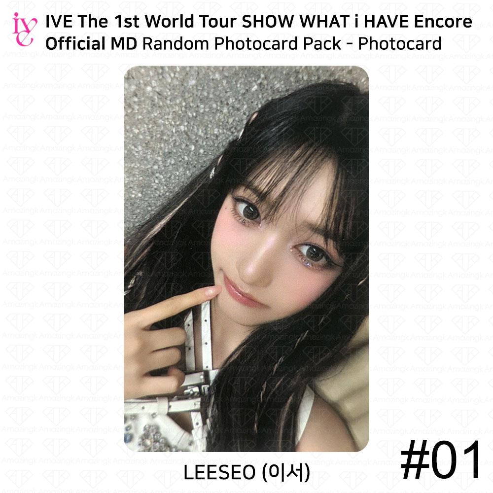 IVE Первый мировой тур SHOW WHAT I HAVE Encore MD Случайный набор фотокарточек