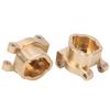2pcs RC Brass Rear C Cup with 4pcs Screw Accessory Durable for Traxxas TRX4/TRX6 Crawler