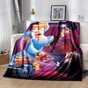 1pc Cinderella Printing Blanket - Soft, All-Season Throw for Office Blanket,  | Personalized Gift with Adorable Cartoon Design