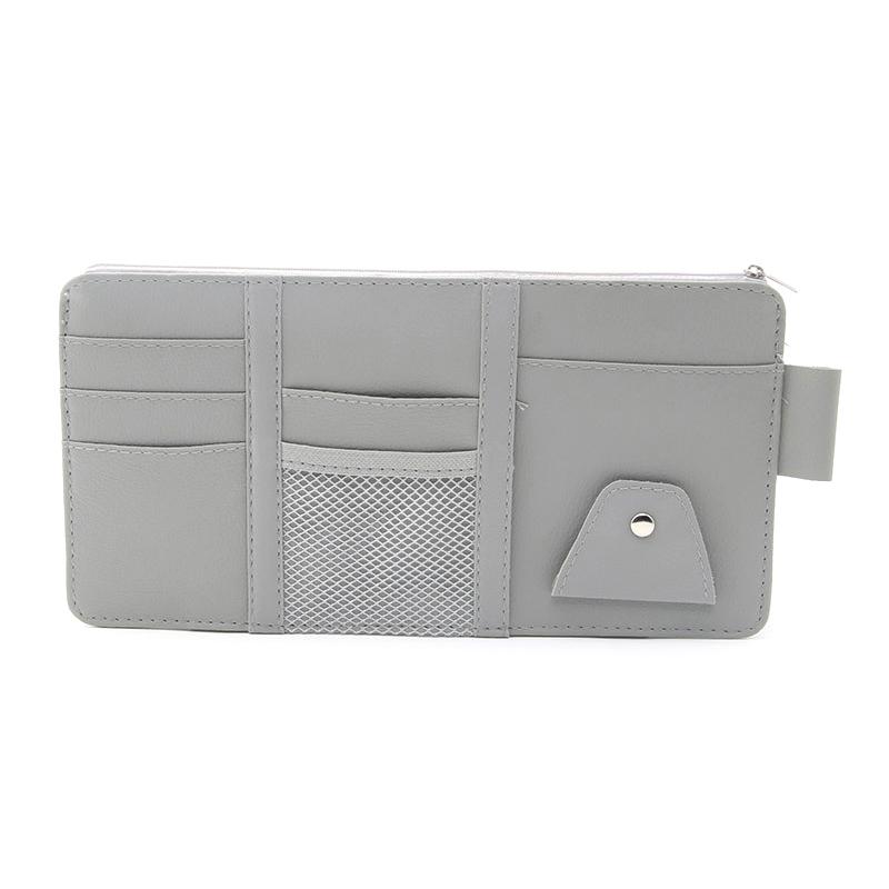 Multi-Function Car Sun Visor Organizer Multi-Pocket Auto Interior Accessories Pocket Organizer Car Document Storage Pouch