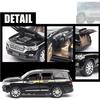 Масштаб 1/24 Toyota Land Cruiser, литая под давлением модель автомобиля, игрушечный автомобиль с откатным механизмом, звуком и светом для детей, коллекция подарков для мальчиков и девочек