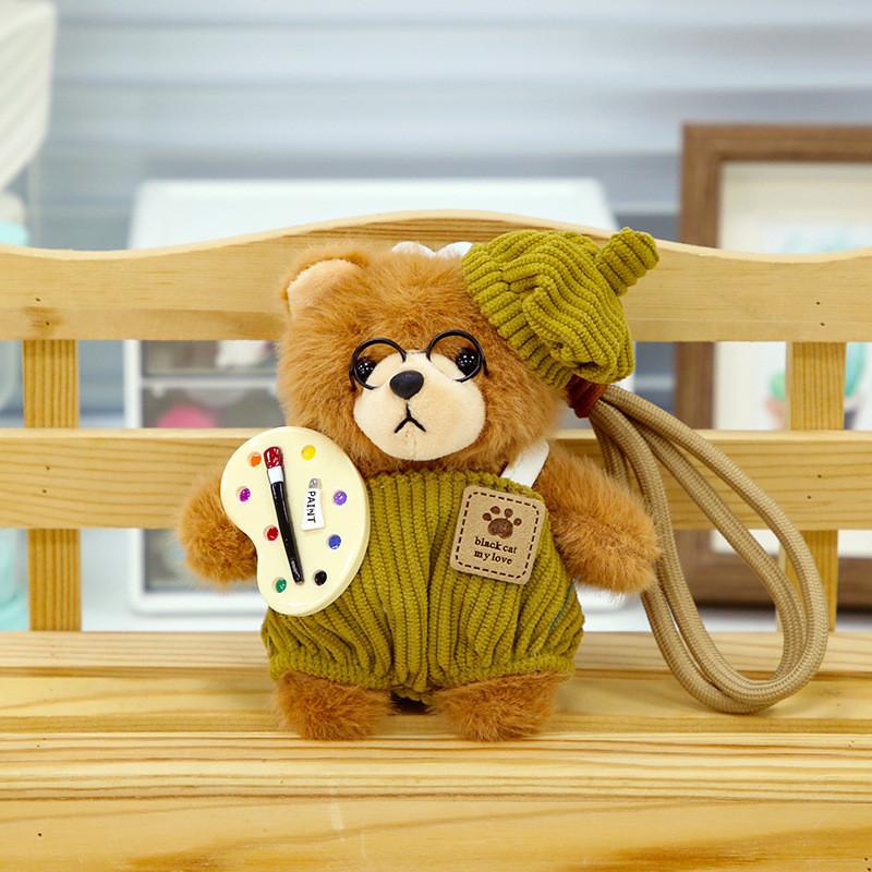 Животное Медведь Плюшевый Брелок 12 дюймов Короткий Плюш Мягкий Рюкзак Подарок Для Подарка Детям