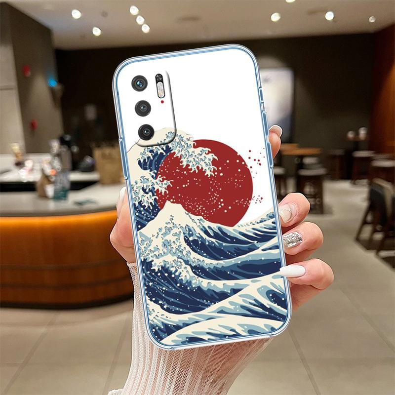 UP32 Great Wave off Kanagawa Case for Motorola E13 E15 E20 E22 E22I E22S E30 E32 E40 E7 E7I G Plus Power Play Stylus G22 G14