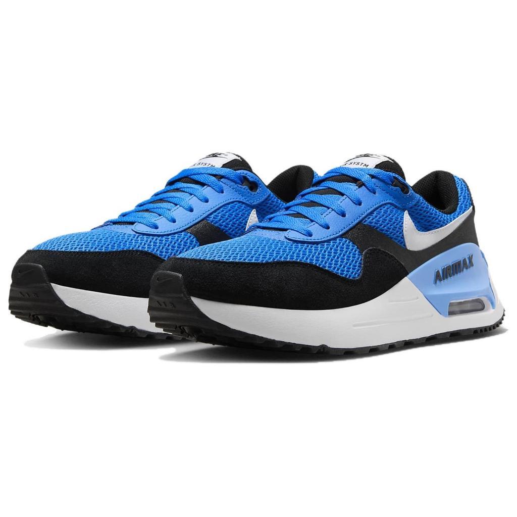 Nike Система Air Max Амортизация Устойчивость к истиранию Дышащие Низкие Повседневная обувь Мужские Синий Черный DM9537-401