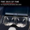 Carbon Fiber Car Rear Armrest Drink Cup Water Holder Frame Trims for Toyota Prius 60 Series 2024 2024 Interior Accessories U7S5
