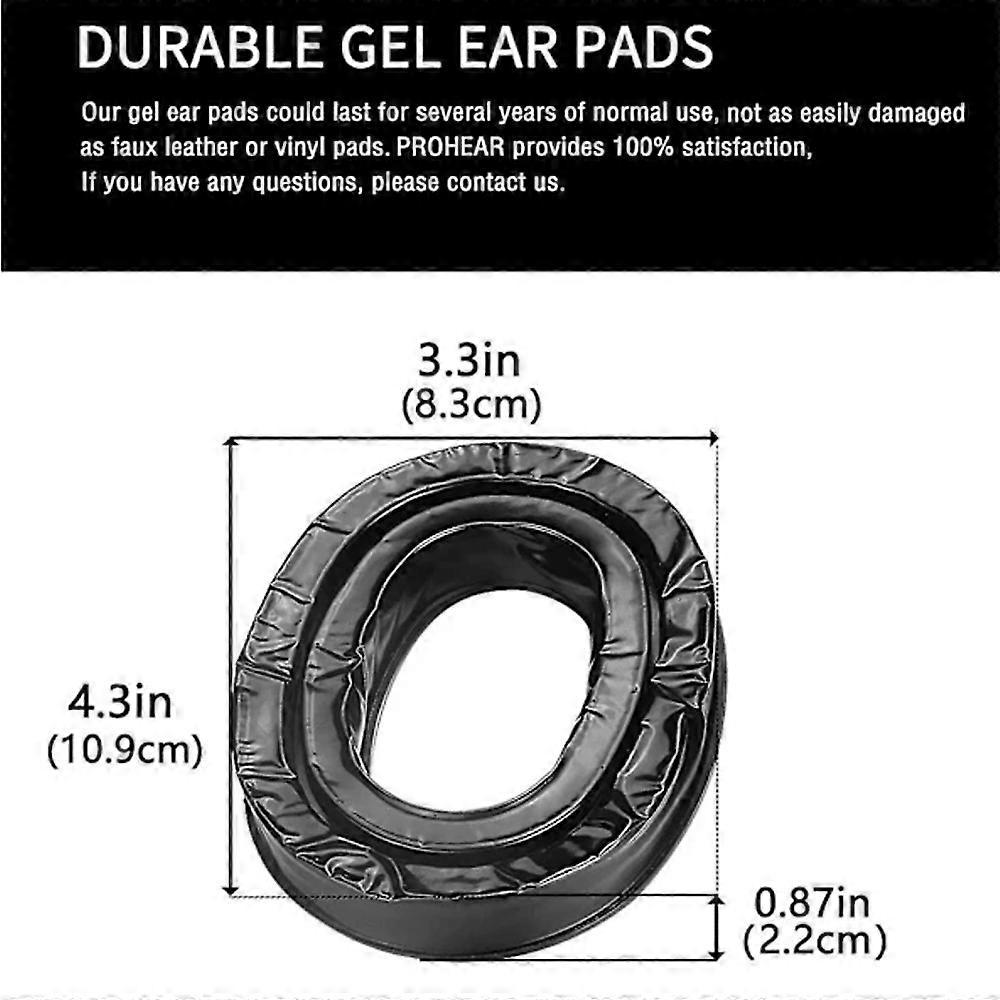 Gel Ear Pads for 3M Peltor Hearing Protectors, Personal Protective Equipment, Comfortable Replacement Pads