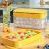 Press Type Ice Cube Tray With Storage Box Ice Cube Maker Ice Box Tray Kitchen Gadget Ice Bucket Ice Mould for Beer Quick-freeze